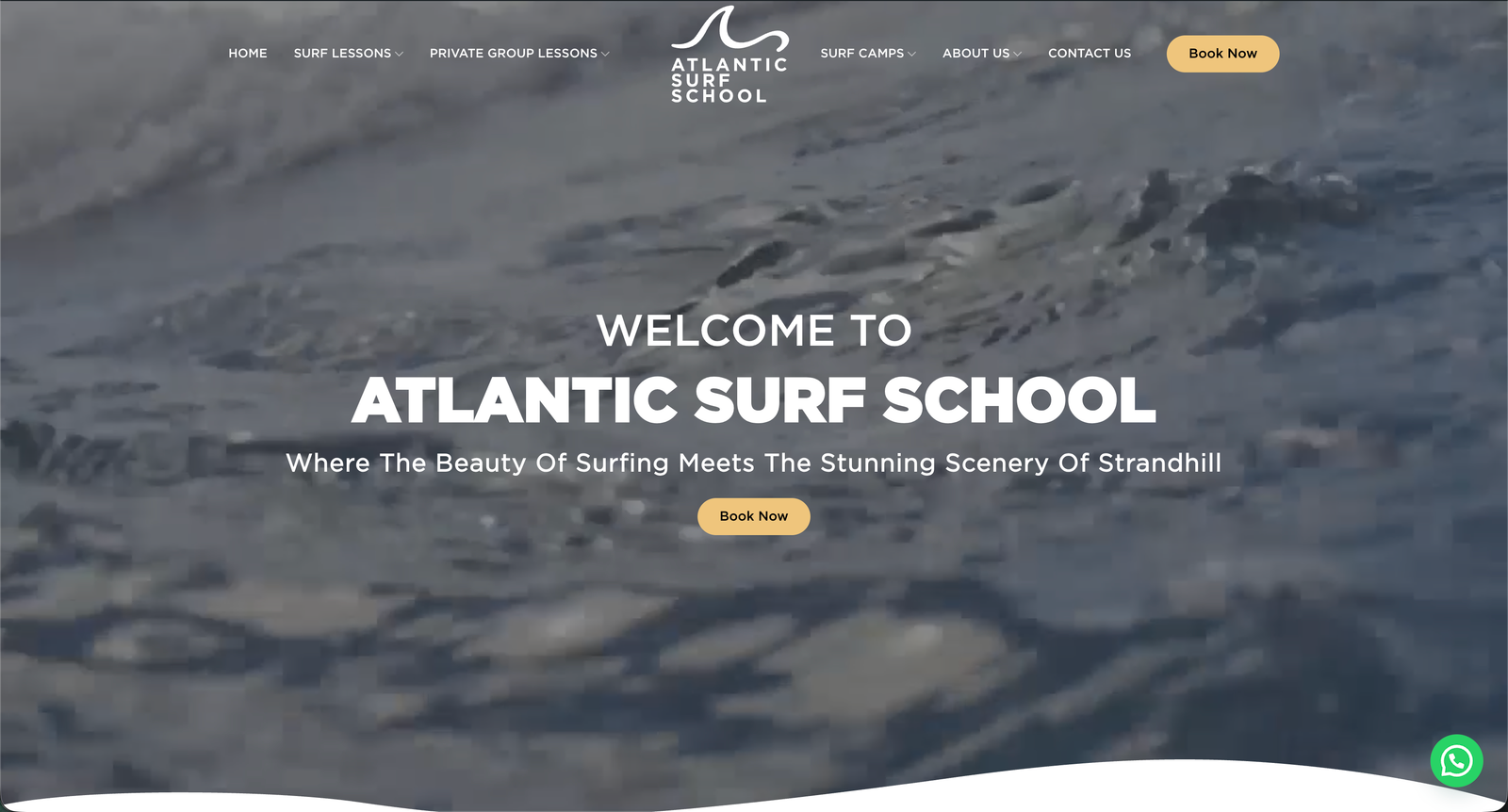 Atlantic Surf School website